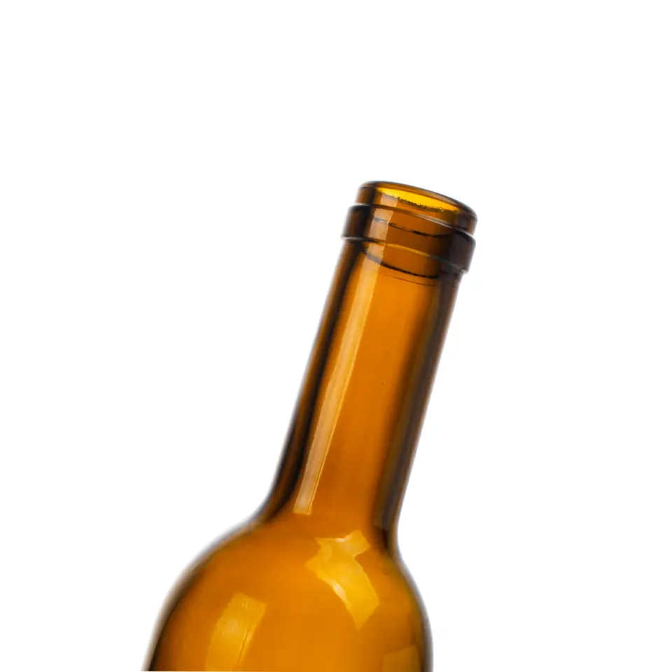 Bordeaux-style glass wine bottle with screw cap, 187–750 ml